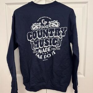 Gildan Carly Pearce Navy Crewneck